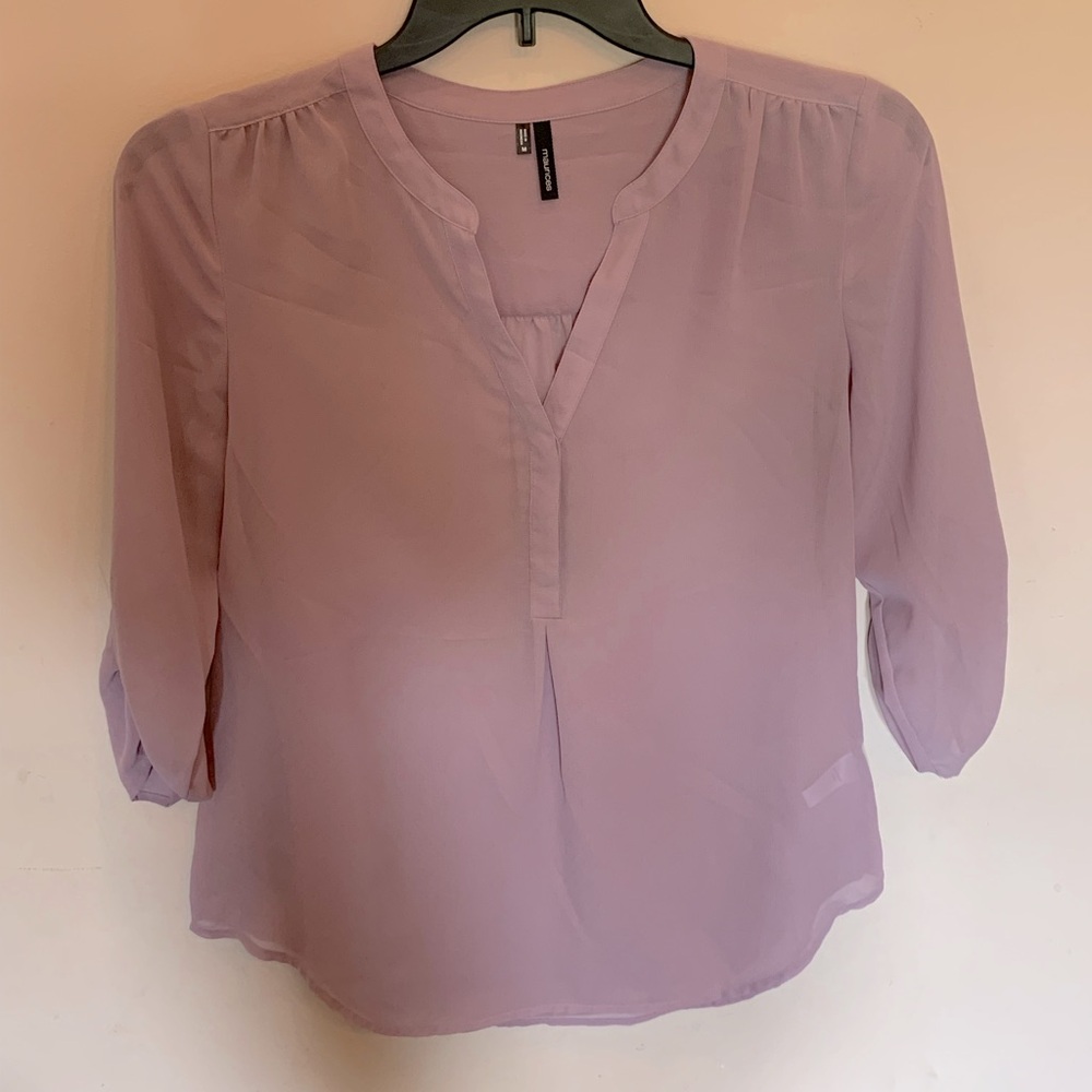 Maurices lilac blouse